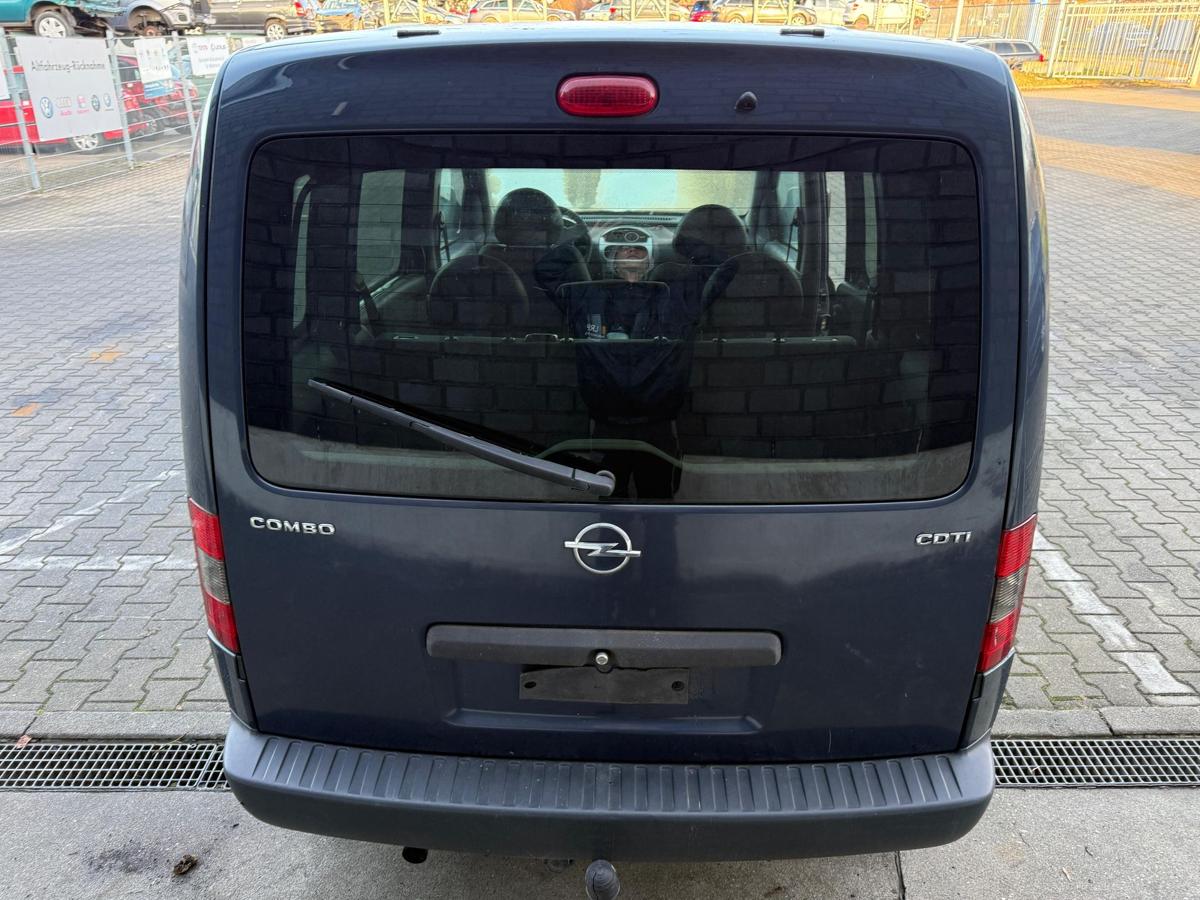 Opel Combo C original Heckklappe mit Scheibe Z168 Metroblau Rohbau BJ06